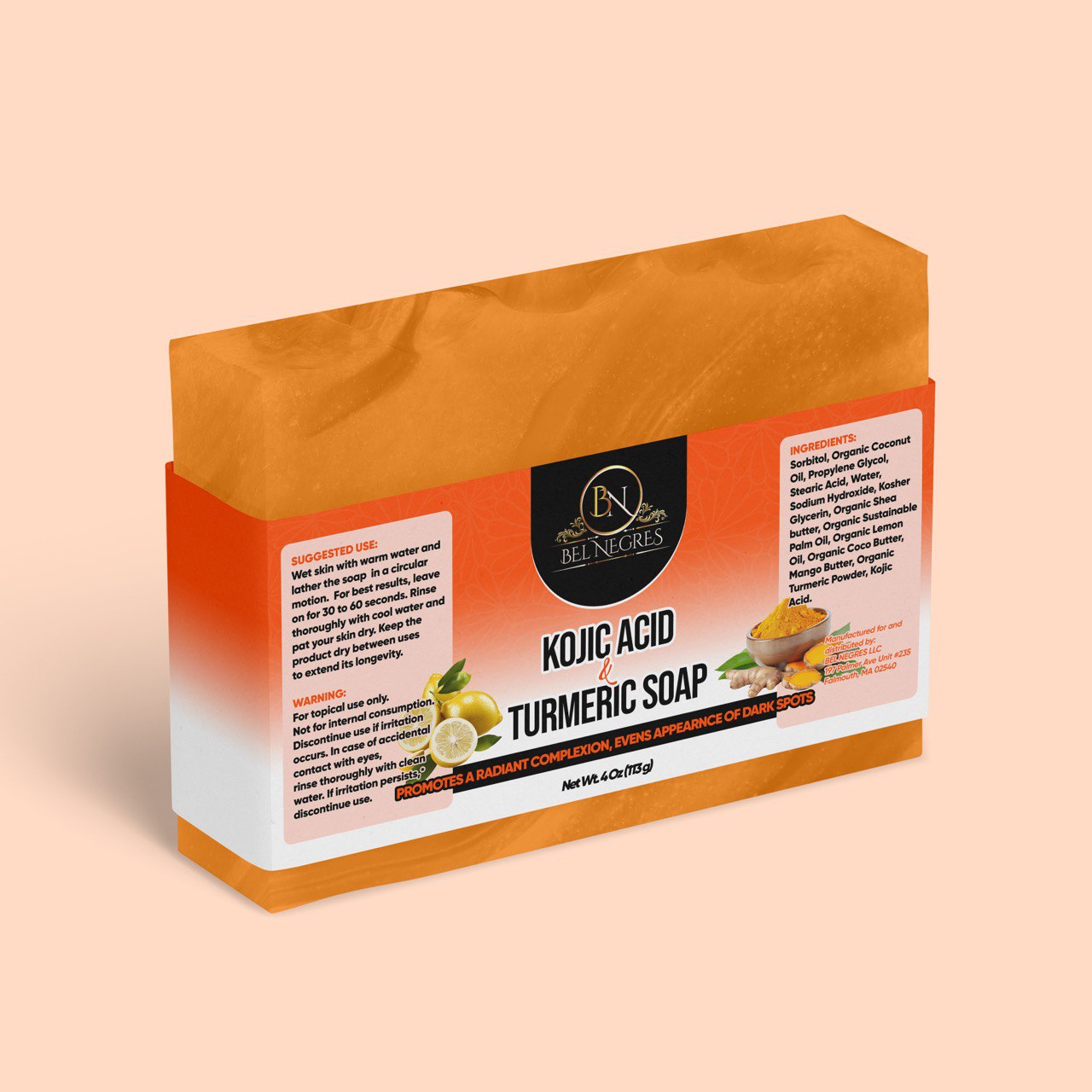 Kojic Acid & Turmeric Soap